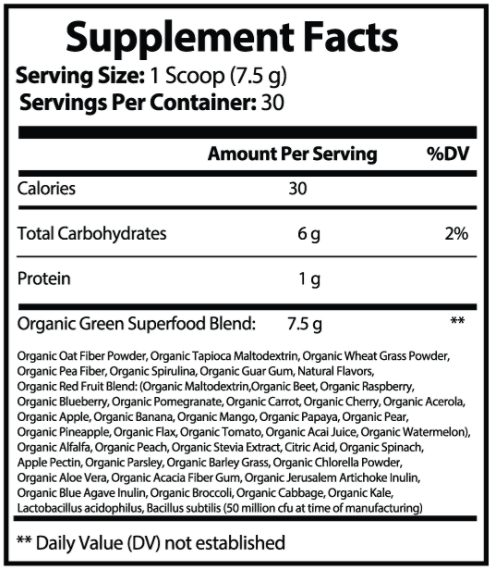 Super Greens - Luce Supplements